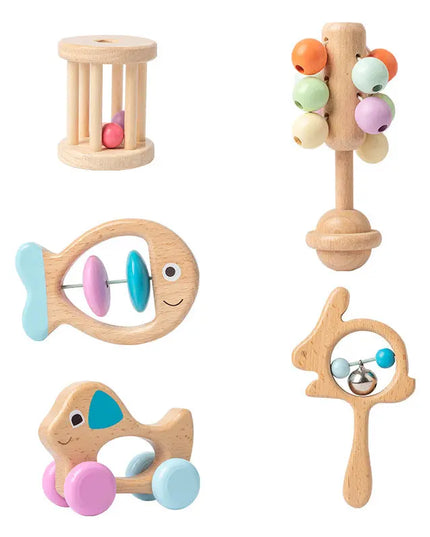 Newborn Baby Beech Educational Toys Bells toys