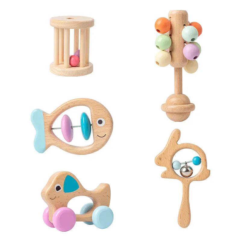 Newborn Baby Beech Educational Toys Bells toys