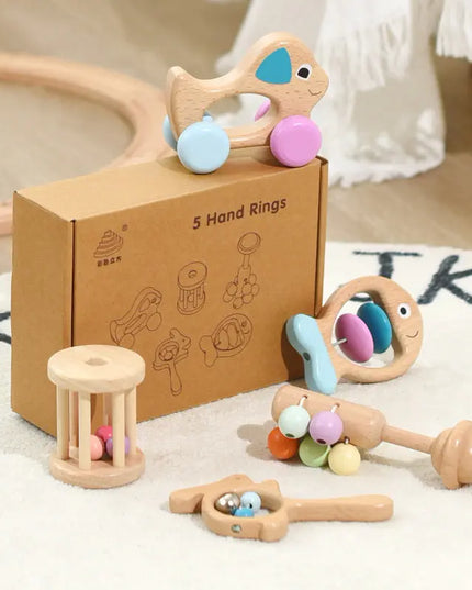 Newborn Baby Beech Educational Toys Bells toys