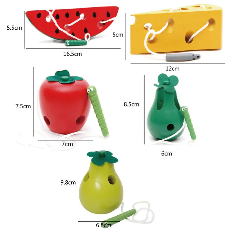 Children's educational fruit toys Bells toys