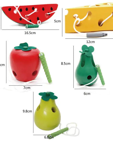 Children's educational fruit toys Bells toys
