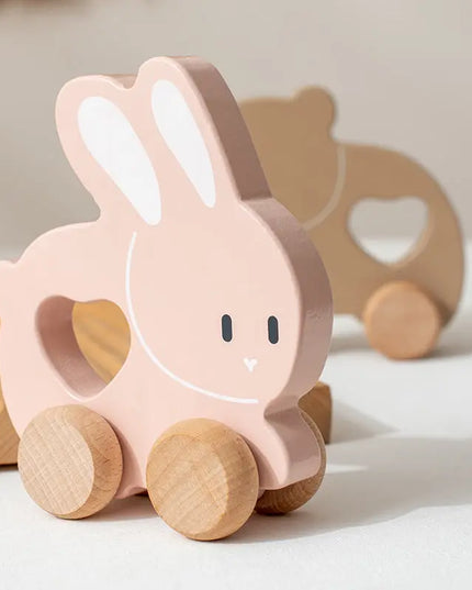 Children’s Log Inertia Trolley Educational Toys