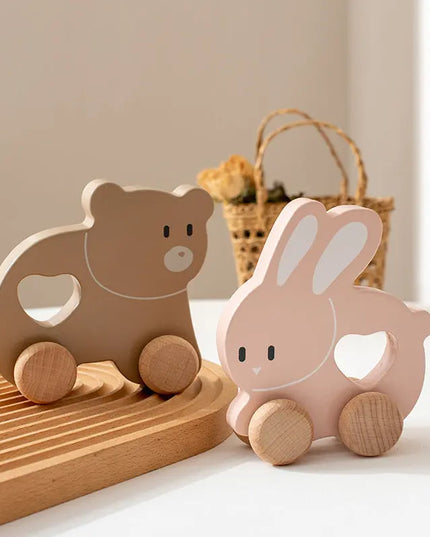 Children’s Log Inertia Trolley Educational Toys