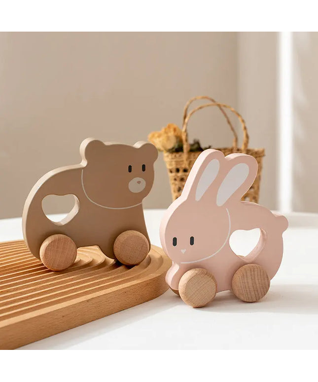 Children’s Log Inertia Trolley Educational Toys