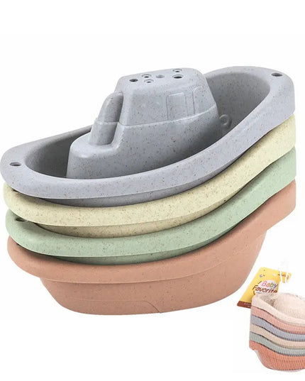 Bathroom Stacking Boat Stacking Stacking Fun Taste Stacking Cups Baby Bath Bath Toys Bells toys