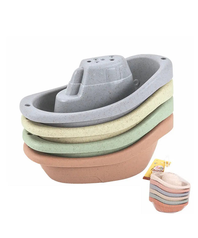 Bathroom Stacking Boat Stacking Stacking Fun Taste Stacking Cups Baby Bath Bath Toys Bells toys