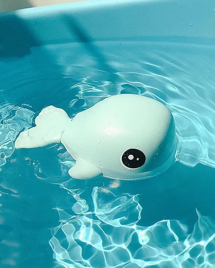 Children bathing toys - Whale Light blue
