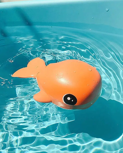 Children bathing toys - Whale Orange