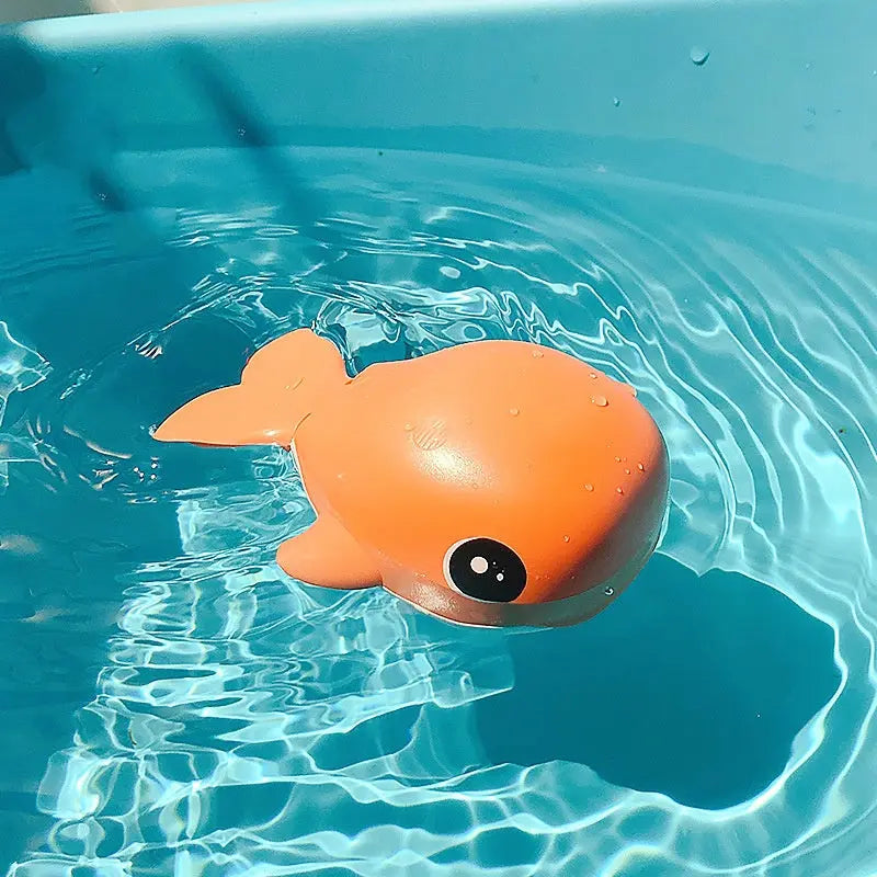 Children bathing toys - Whale Orange