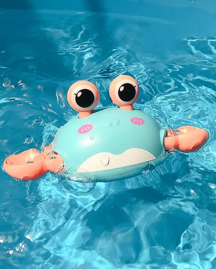 Children bathing toys - Crab Light blue