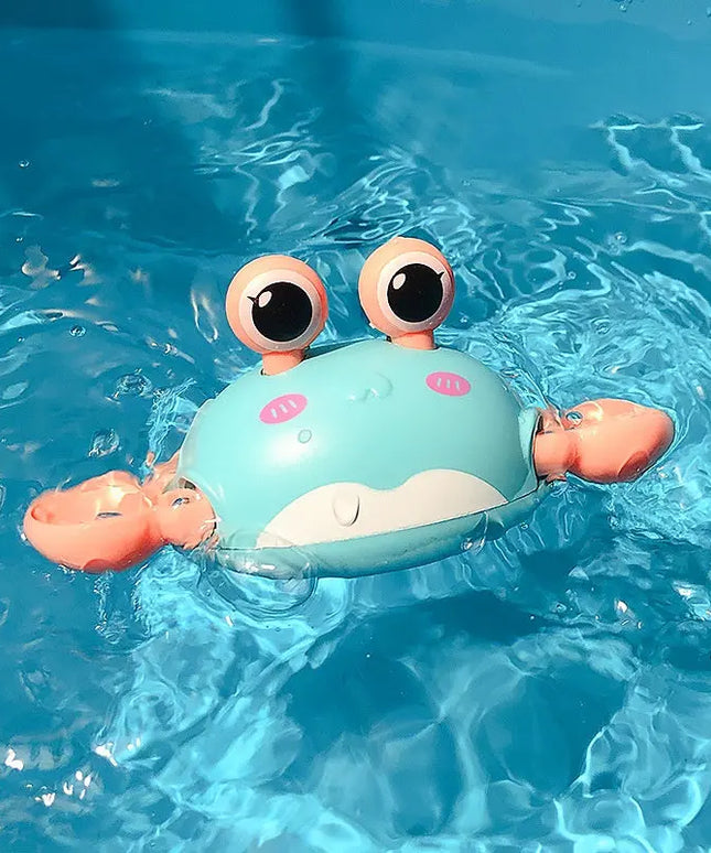 Children bathing toys - Crab Light blue