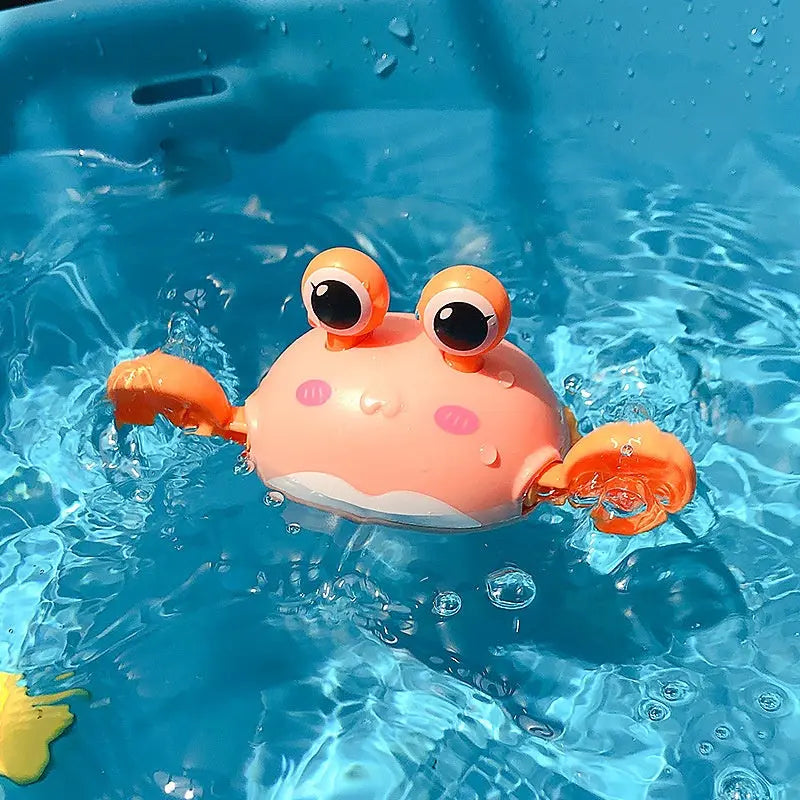 Children bathing toys - Crab pink