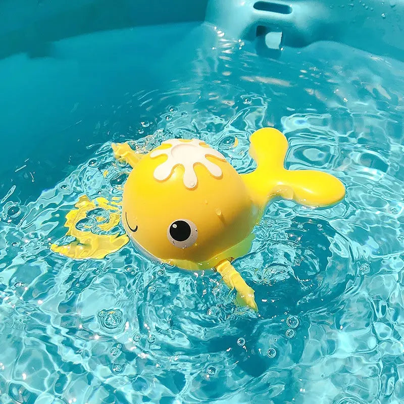 Children bathing toys - Fish yellow