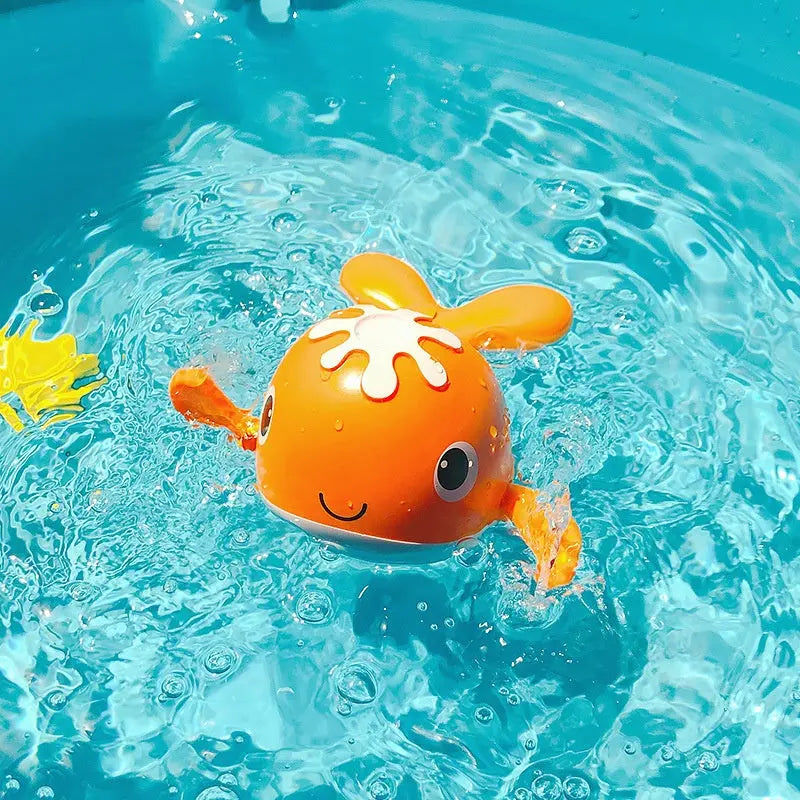 Children bathing toys - Orange Fish
