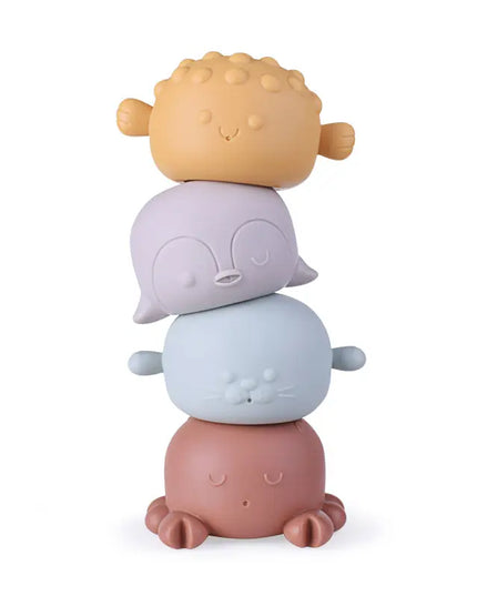 Children’s Splashing Jenga Baby Bath Toy Spray Water - 4PCS SET