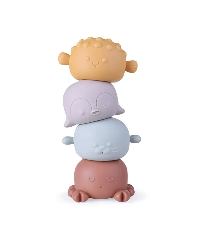 Children’s Splashing Jenga Baby Bath Toy Spray Water - 4PCS SET