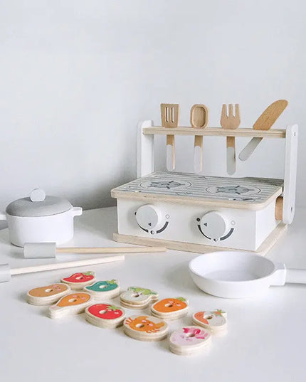 Mini Barbecue Table Children's Play House Kitchen Toys Bells toys