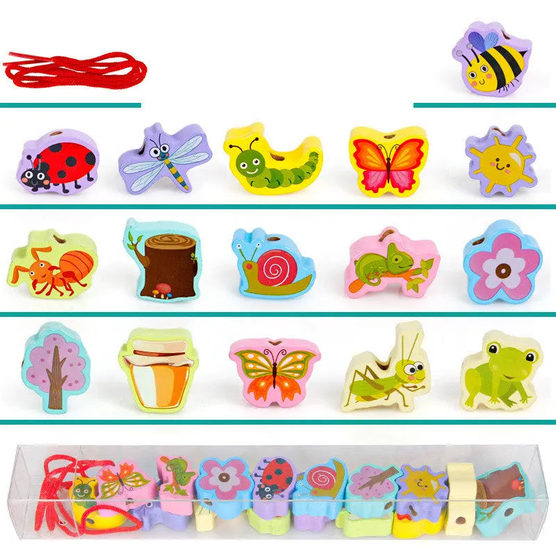 Wooden Children’s Threading Beads Toys