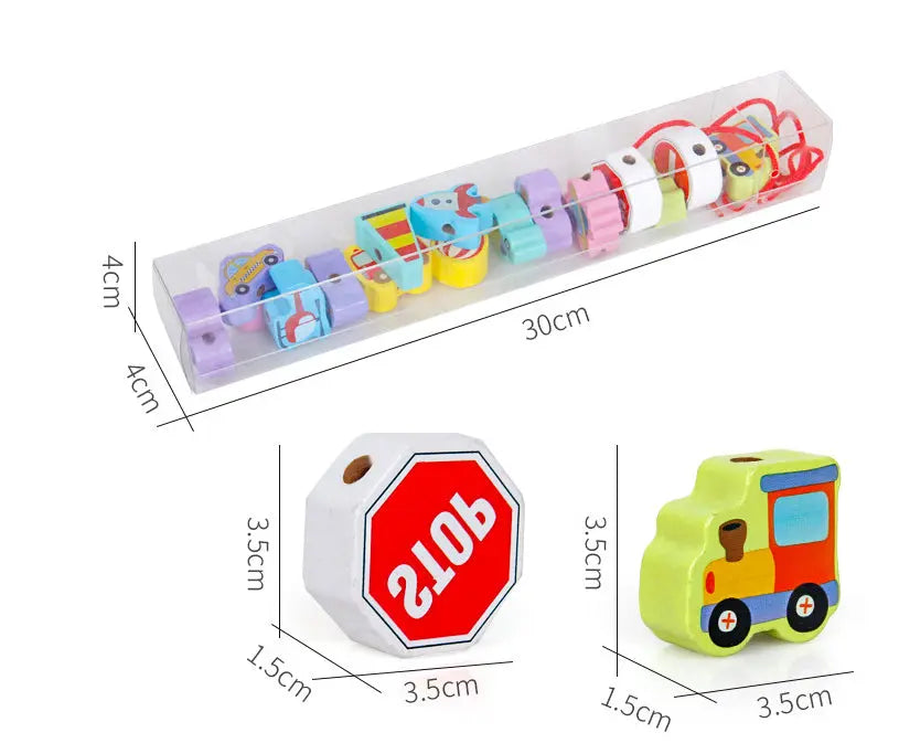 Wooden Children’s Threading Beads Toys