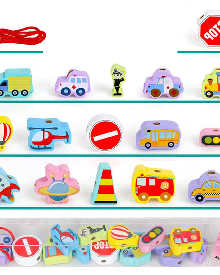 Wooden Children’s Threading Beads Toys