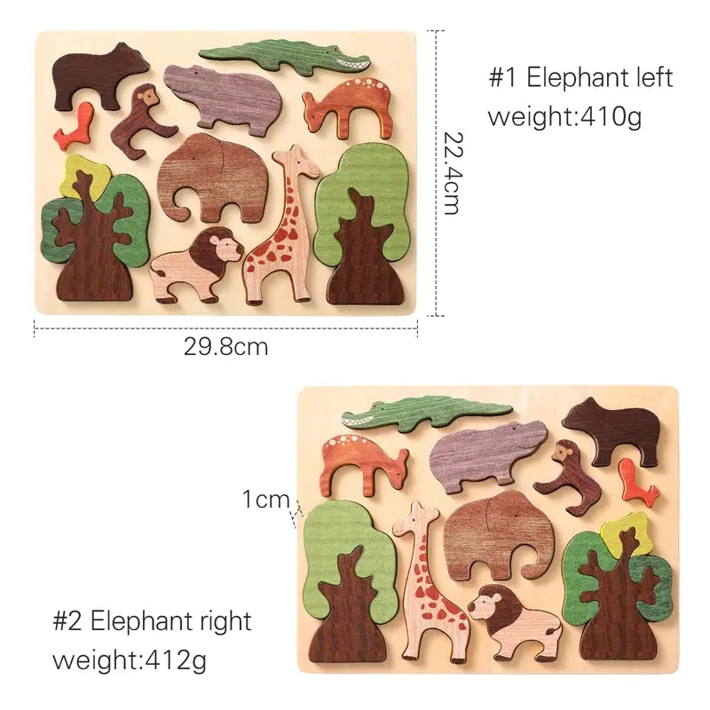 Children’s Animal Puzzle Toys
