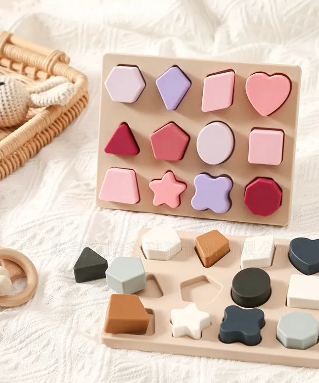Children’s Geometric Silicone Stacking Toys