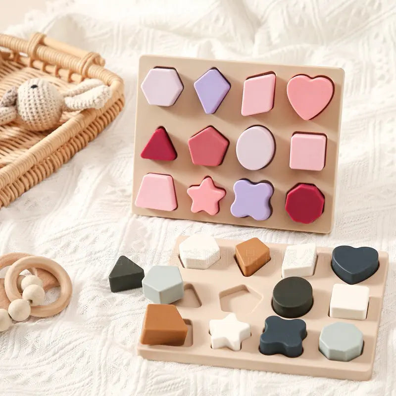 Children’s Geometric Silicone Stacking Toys