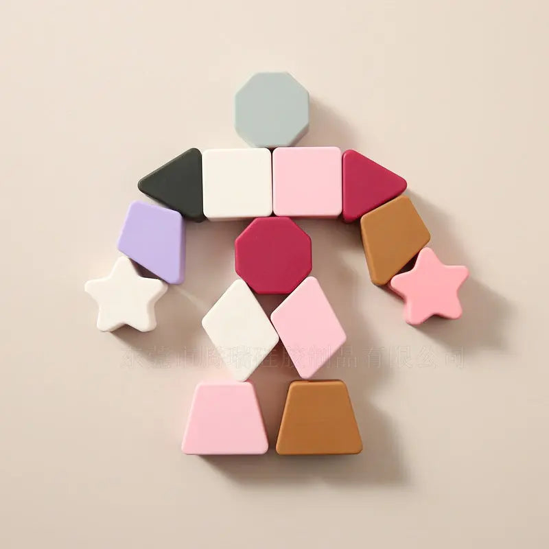 Children’s Geometric Silicone Stacking Toys