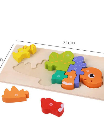 Children's Educational Toys Wooden Three-dimensional Montessori Bells toys