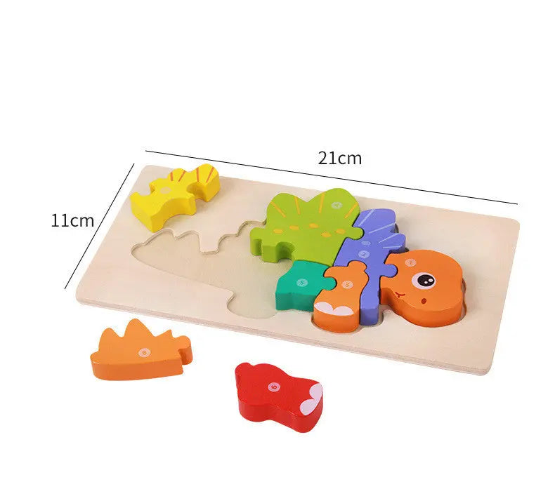 Children's Educational Toys Wooden Three-dimensional Montessori Bells toys