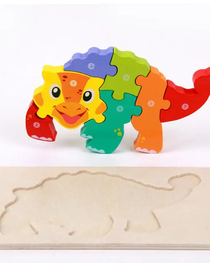 Children's Educational Toys Wooden Three-dimensional Montessori Bells toys