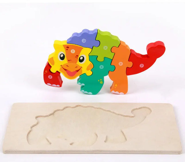 Children's Educational Toys Wooden Three-dimensional Montessori Bells toys