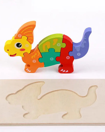 Children's Educational Toys Wooden Three-dimensional Montessori Bells toys