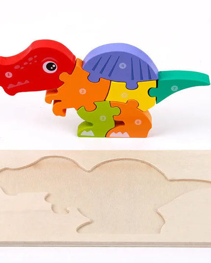 Children's Educational Toys Wooden Three-dimensional Montessori Bells toys