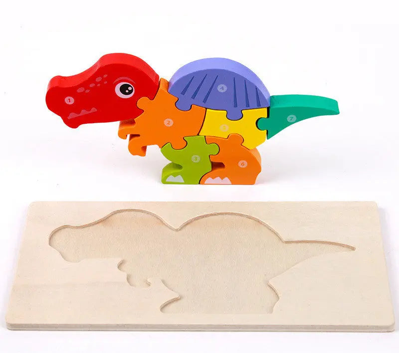 Children's Educational Toys Wooden Three-dimensional Montessori Bells toys