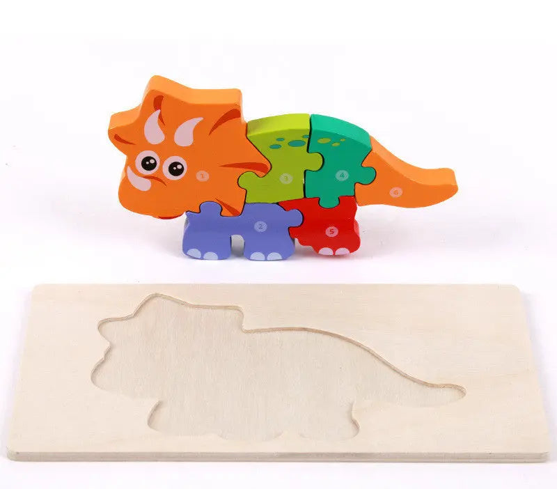 Children's Educational Toys Wooden Three-dimensional Montessori Bells toys