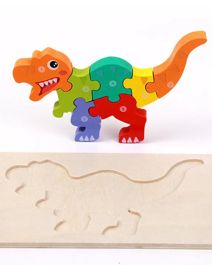 Children's Educational Toys Wooden Three-dimensional Montessori Bells toys