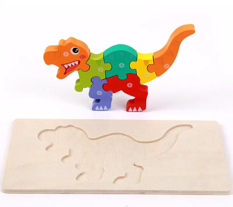 Children's Educational Toys Wooden Three-dimensional Montessori Bells toys