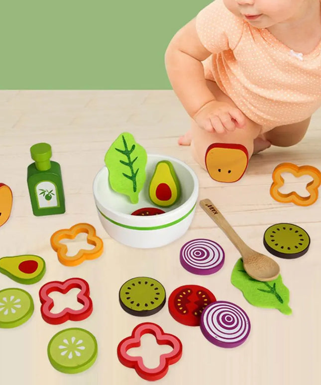 Children's wooden simulation kitchen educational toys Bells toys