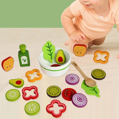 Children's wooden simulation kitchen educational toys Bells toys