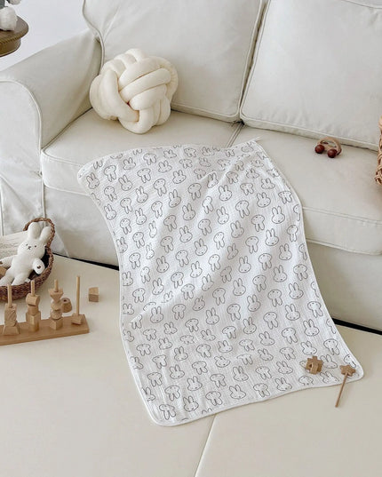 Baby Pure Cotton Super Soft Bath Towel Bells toys