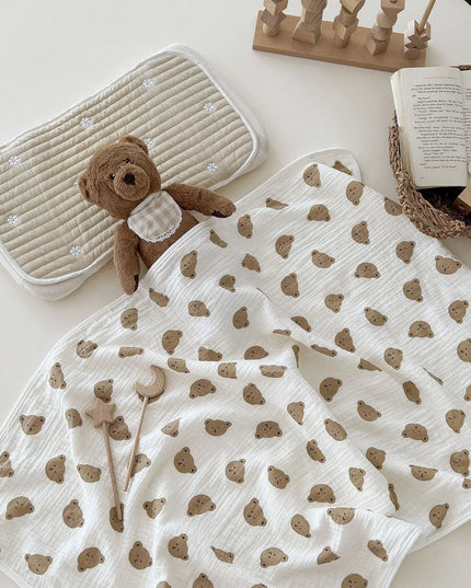 Baby Pure Cotton Super Soft Bath Towel Bells toys