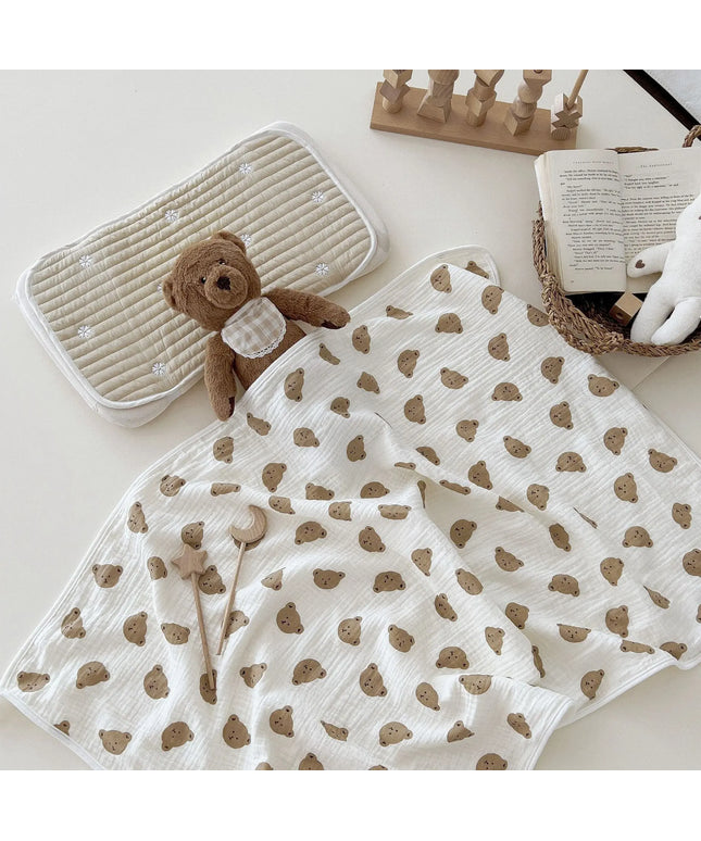 Baby Pure Cotton Super Soft Bath Towel Bells toys