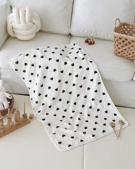 Baby Pure Cotton Super Soft Bath Towel Bells toys