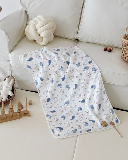 Baby Pure Cotton Super Soft Bath Towel Bells toys