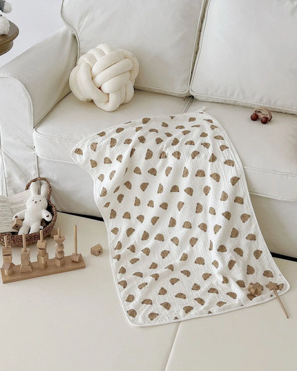 Baby Pure Cotton Super Soft Bath Towel Bells toys