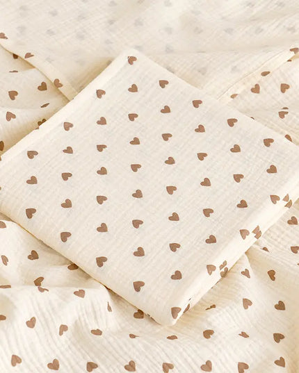 Korean Baby Double-layer Gauze Bath Towel Bells toys