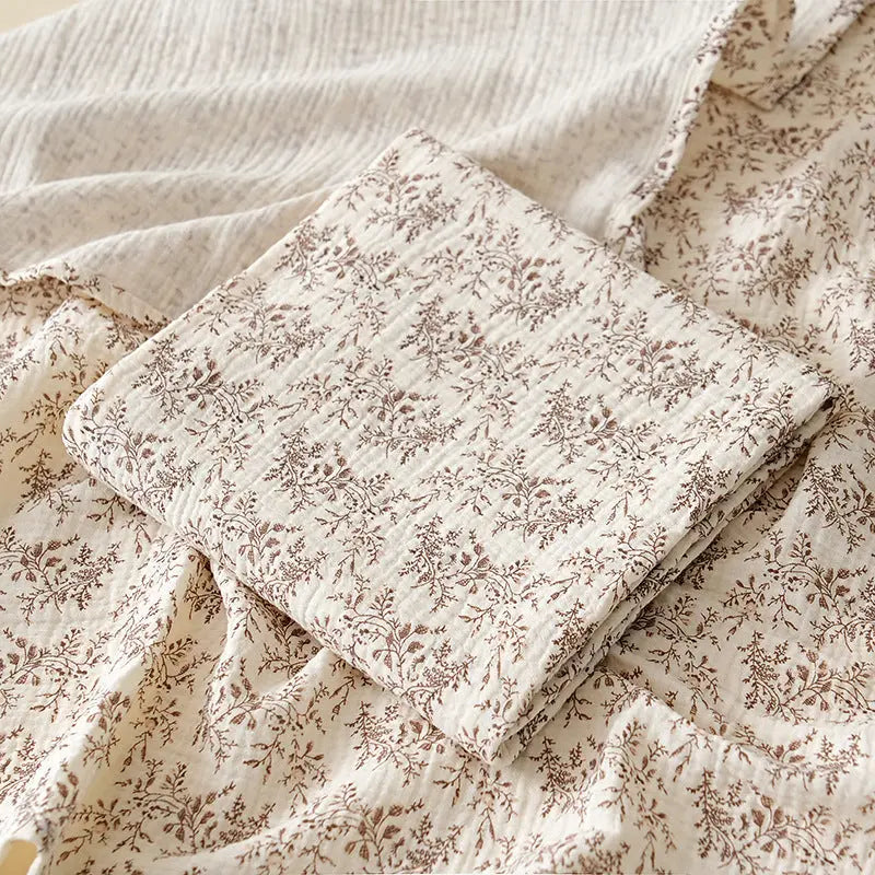 Korean Baby Double-layer Gauze Bath Towel Bells toys