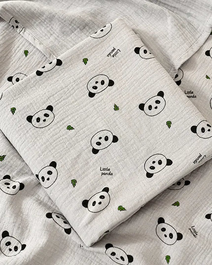 Korean Baby Double-layer Gauze Bath Towel Bells toys