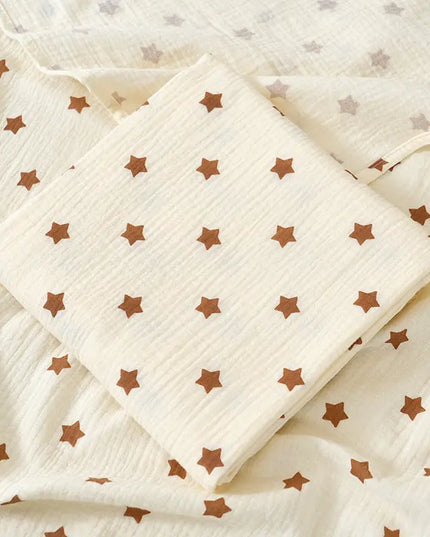 Korean Baby Double-layer Gauze Bath Towel Bells toys